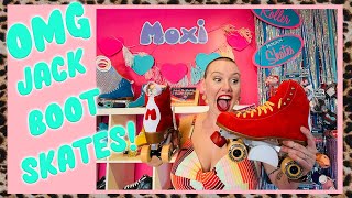 UNBOXING AND FIRST IMPRESSIONS OF THE MOXI JACK BOOT ROLLER SKATES!!!!