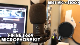 Is This The Best Microphone Under $100? - FiFine T669 Review, Unboxing \u0026 Setup