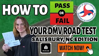 How to PASS [OR FAIL] Your NC DMV Road Test in Salisbury, NC