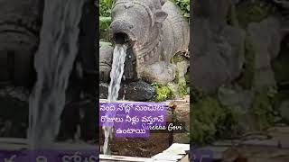 నంది నోట్లో నుంచి నీళ్లు  #nellore #mystery #mysterytemple #nelloremysterytemples #viral #shorts #yt