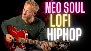 5 Beautiful LOFI HIPHOP NEO SOUL chord progressions (guitar fire!)