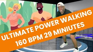 Ultimate Power Walking Cardio Workout: Fast Paced 160 BPM | Boost Your Energy | All Fitness Levels
