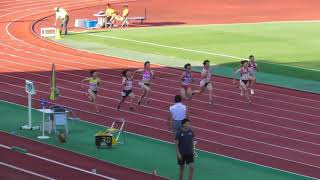 2018京都府陸上選手権　女子100ｍ決勝