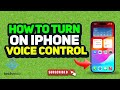 How to turn on iPhone voice control 2025