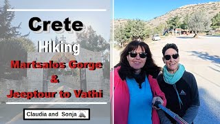 Hiking in the Martsalos Gorge: Hidden cave church in Crete \u0026 Jeep tour to Vathi Beach