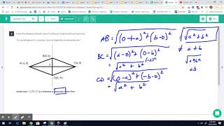 hon geo 6.9 - proofs using coordinate geometry #3