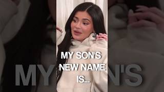 "Lion Of God" 🦁 Kylie Jenner's New Baby Name Reveal #shorts #kyliejenner #airewebster #stormiwebster