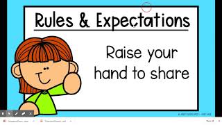 Virtual Meeting Rules and Expectations