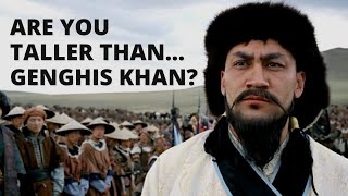 How Tall Was GENGHIS KHAN irl? #Shorts