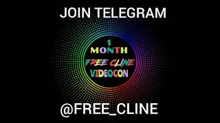 FREE 1MONTH VIDEOCON CCCAM CLINE JOIN MY TELEGRAM GROUP @FREE_CLINE