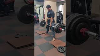 Deadlift 180 kg x 3 rep desi natural vegetarian power