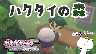 【ポケモン ダイパリメイク】ハクタイの森に突入！かわいいポケモン捕まえた～✨ ポケモン初心者のポケモンダイパリメイク実況 #5【ブリリアントダイヤモンド・シャイニングパール】【実況/くるみ】