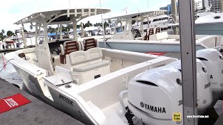 2021 Jupiter 34 Center Console Walkaround Tour - 2020 Fort Lauderdale Boat Show