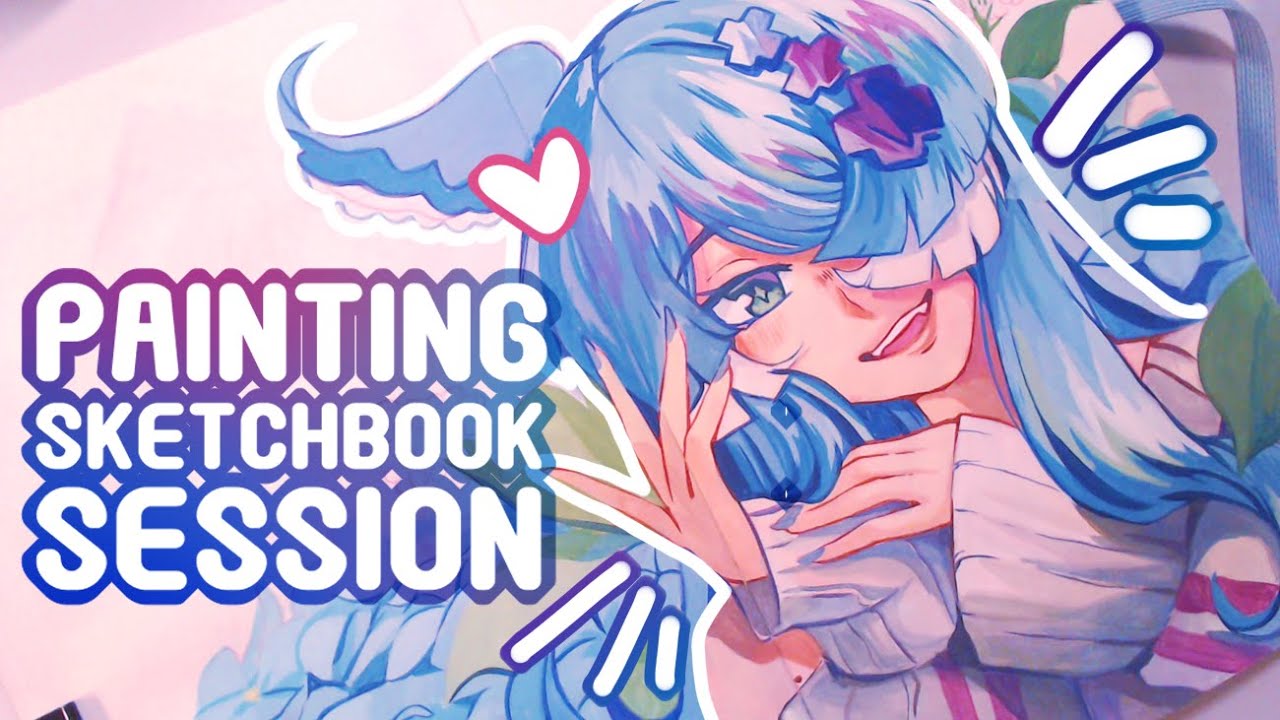 Sketchbook Painting Gouache And Watercolour Youtube