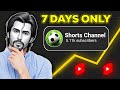 I Monetize My Shorts Channel in Just 7 Days! (Copy Paste)