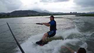 20130623-01-iEnglish-WakeBoardin(寬板滑水)-微風運河