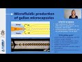 production of biocompatible microcapsules with tunable properties bruna leopércio