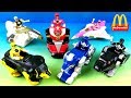 2019 McDonald's 40 Years Power Rangers Happy Meal Toys Full Set 6 Mighty Morphin Movie Unboxing 1995