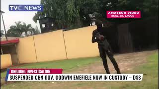Suspended CBN Gov  Godwin Emefiele Now in Custody   DSS