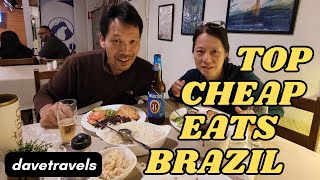 CHEAP EATS BRAZIL - FOOD GUIDE RIO de JANERIO, Paraty, Foz de Iguacu