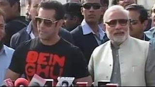 Salman flies kites with Modi, praises him, but no clear endorsement