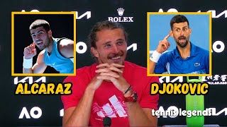 Zverev was Asked to Pick between Alcaraz \u0026 Djokovic... His Answer is...