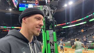 Daniel Theis IMPRESSED By Celtics After Trade