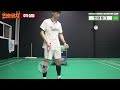 badminton serve