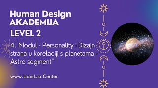 4. Modul HDA L2 - Personality \u0026 Dizajn strana u korelaciji s planetama - Astro segment“