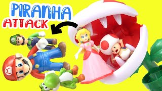 The Super Mario Bros Movie Piranha Plant Escape Game with Luigi, Peach, Toad, DK
