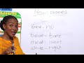 English Language - Grade 4: Homophones
