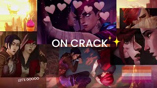 Arcane on crack   | Vi \u0026 Caitlyn ❤️‍🔥