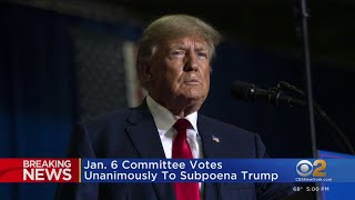 Jan. 6 committee votes to subpoena former Pres. Donald Trump