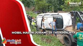 Kronologi Mobil Masuk Jurang Usai Gagal Menyalip di Tasikmalaya