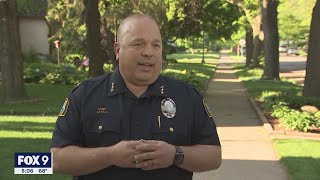 St. Paul Police Chief celebrates retirement, final ride with son I KMSP FOX 9