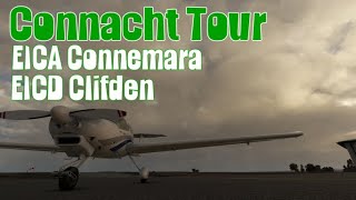 Connacht Tour Leg 1/18 - EICA Connemara Airport (Galway) to EICD Clifden Airport (Galway)