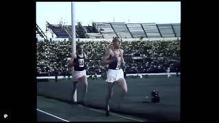 Emil Zatopek and Viljo Heino Running in 1949