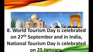 10 Lines On National Tourism Day In English 2023 Tourism Day importance of Tourism