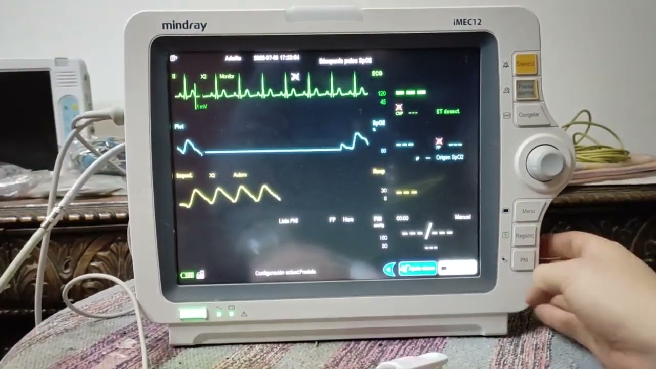 Monitor Multiparametros Mindray Imec12 Youtube