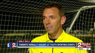 Referee pushes back against parent verbal abuse during games