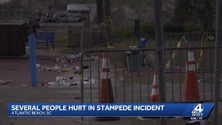 Officials say stampede led to mass casualty incident in Horry County