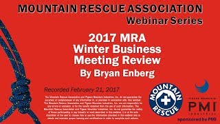 MRA Webinar Series – 2017 Winter Business Meeting Review