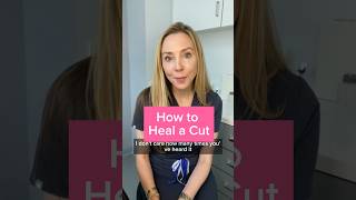 How to heal a cut like a dermatologist #dermatology #ointment #woundhealing