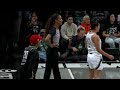 😂 kelsey plum spike lee trash talk stars are out las vegas aces vs new york liberty wnba playoffs