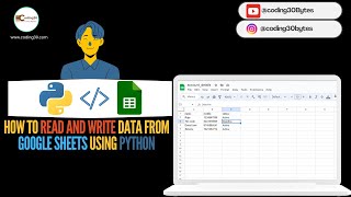 how to Read and Write data from google sheets using Python | #coding30bytes #pythonprogramming