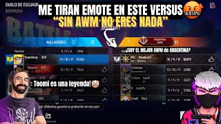 ASI FUE COMO ME TOXIQUEARON en este VERSUS CON EL TEAM 320 🤬🤡 | ¿SOY EL MEJOR AWM de ARGENTINA 🇦🇷🤔?