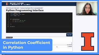Mastery Platform Walkthrough: Correlation Coefficient in Python