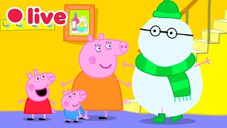 🔴 LIVE Peppa Pig 🎄 Weihnachtsfolgen! ❄️ Winterspaß | Peppa Pig Deutsch