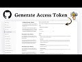 How to create a personal access token on GitHub