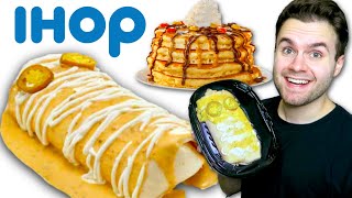 IHOP's NEW Monster Mummy Burrito REVIEW! + Reese's Pieces Pancakes!